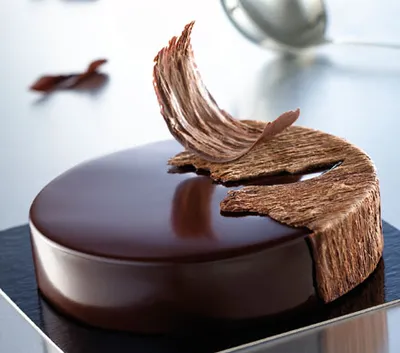 Miroir Glassage Chocolat Noir