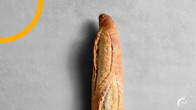 Sustainable par-baked sourdough baguette